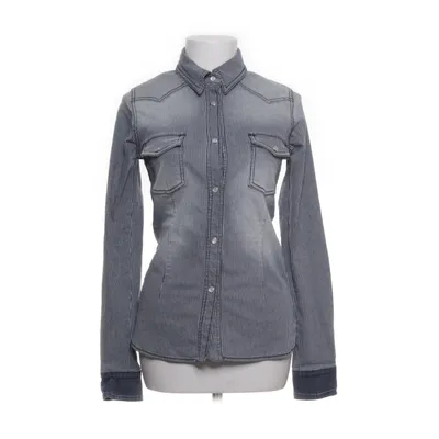 Denim blouse (Blauw, Wit) van Hunkydory