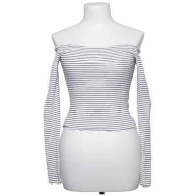 Crop top (Wit, Zwart) van Hollister Katoen, Elastaan, Polyester