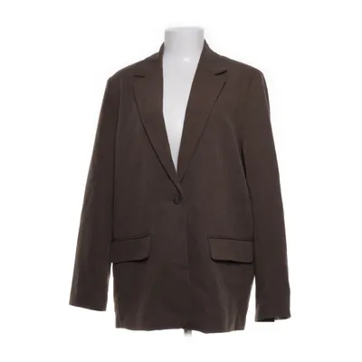 Blazer (Brown) from MSCH Copenhagen Elastane, Polyester, Viscose