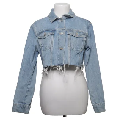 Spijkerjas (Short Raw Hem Denim Jacket) van Iva Nikolina x NA-KD Katoen