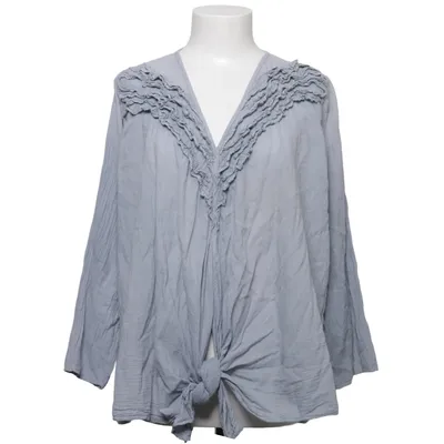 Blouse (Gray) from Flake Cotton