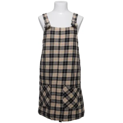 Hängselklänning (Beige, Svart, Flerfärgad) från Monki Bomull