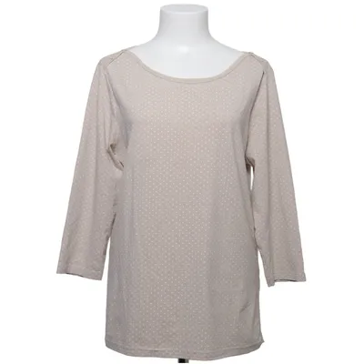 Pajama sweater (Beige, White) from Isolde Cotton, Elastane