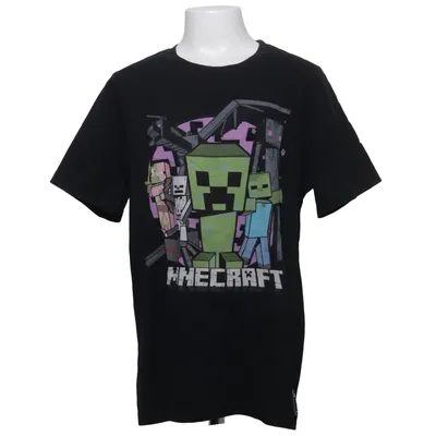 T-shirt (Svart, Flerfärgad) från Minecraft Bomull