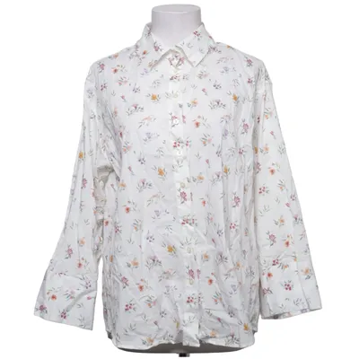 Shirt (White, Multicolored) from The Shirt Factory Cotton, Elastane