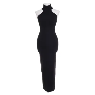 Halternek jurk (Zwart) van Solace London Elastaan, Polyamide, Viscose