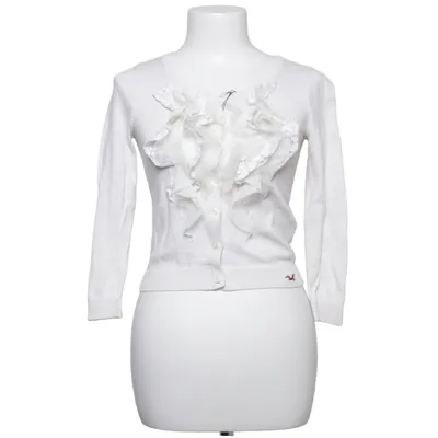 Cardigan (White) from Hollister Cotton, Polyester, Viscose