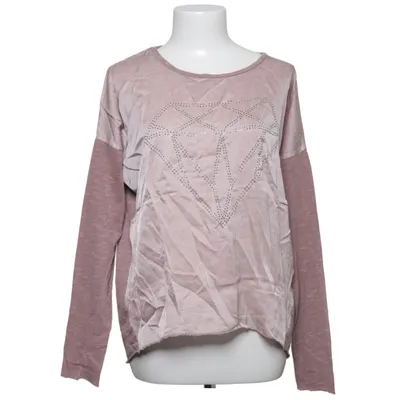 Langarmshirt (Pink) von V Milano Baumwolle, Seide