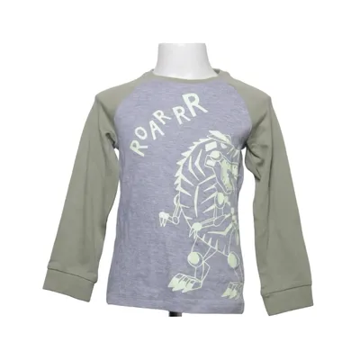 Långärmad t-shirt (Grå, Grön) från In Extenso