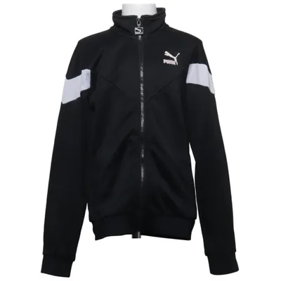 Veste de sport (Noir, Gris) de Puma Coton, Élasthane, Polyester