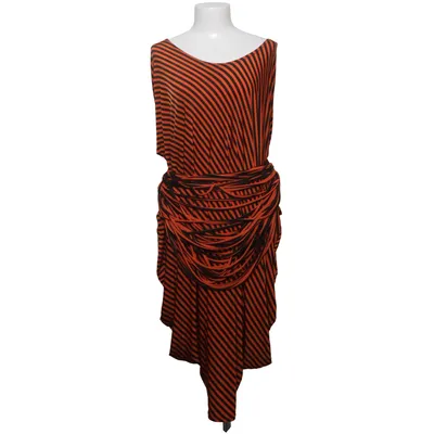 Dress (Orange, Black) from MaxJenny Elastane, Viscose