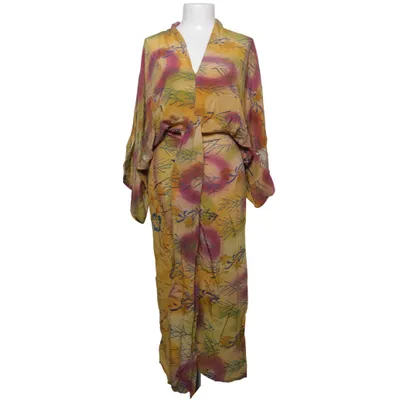 Kaftan (Gelb, Lila, Grün) von Sissel Edelbo Seide