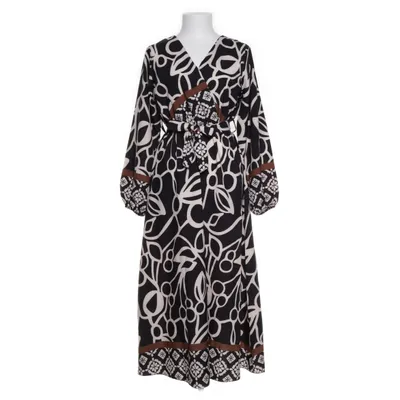 Maxi dress (Brown, White, Multicolored) from Fashiondiaries Elastane, Polyester