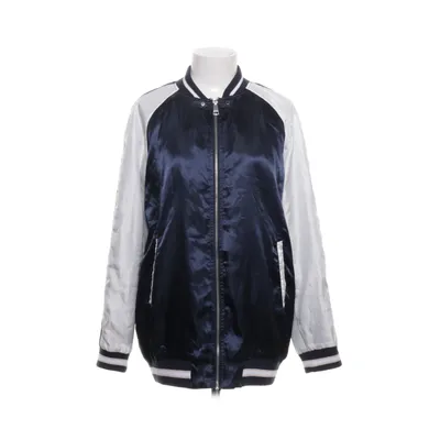 Bomberjacka (Blå, Vit) från Stradivarius Elastan, Polyester, Polyuretan