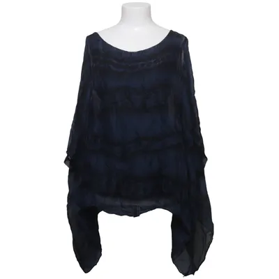 Tuniek (Blauw, Zwart) van Repeat Elastaan, Zijde, Viscose