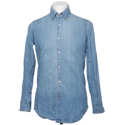 Denim blouse (Blauw) van Mazzarelli