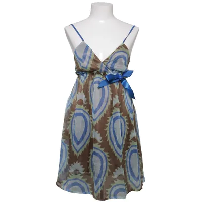 Robe (Bleu, Vert, Marron) de Traffic People Soie