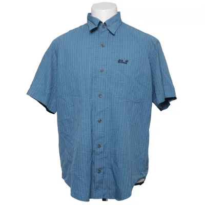 Korte mouwen shirt (Blauw) van Jack Wolfskin Polyester