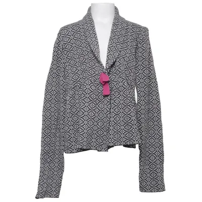 Wrap cardigan (Black, White) from Mywear Young Cotton