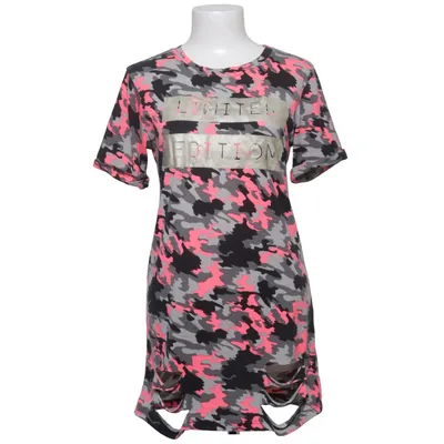 T-shirt (Rose, Noir, Gris) de Emma & Ashley Coton, Polyester