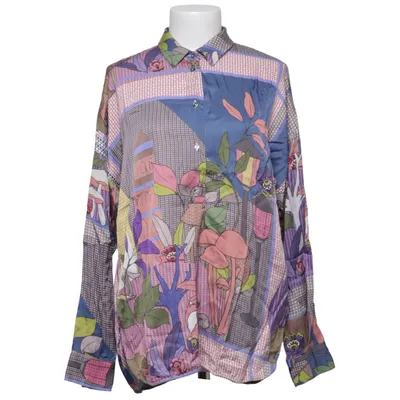 Blouse (Blue, Multicolored) from 0039 Italy Viscose