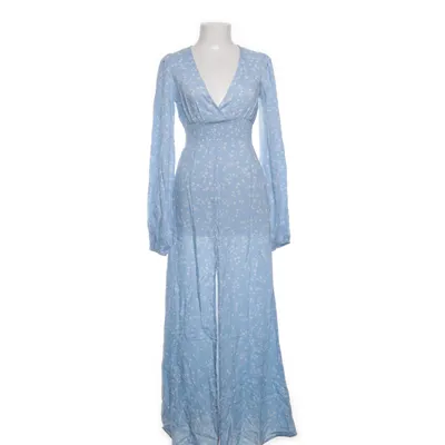 Maxi jurk (Blauw, Wit) van Nelly Viscose