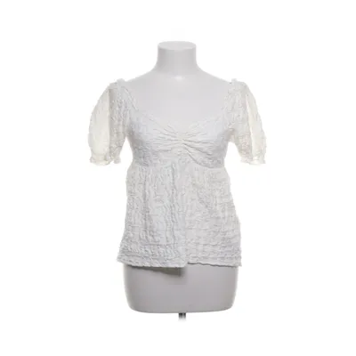 Top (Wit) van Gina Tricot Elastaan, Polyester