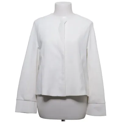 Jacke (Weiß) von Zara Basic Collection Acetat, Polyester