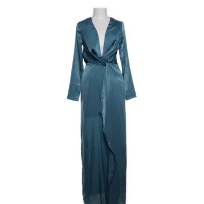 Wrap dress (Blue) from Missguided Polyester