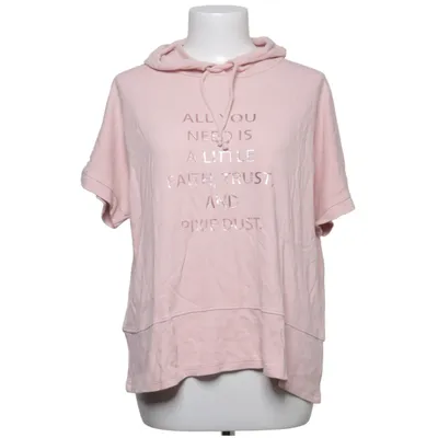 Short sleeve hoodie (Pink) from Naber Damenmoden Elastane, Viscose