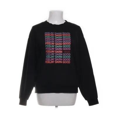 Collegetröja (Svart, Flerfärgad) från Wrangler Bomull, Polyester