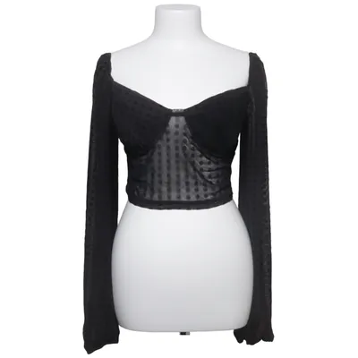Crop top (Zwart) van Missguided Tall