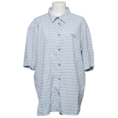 Chemise à manches courtes (Bleu, Blanc, Marron) de Lady Bambou, Polyester