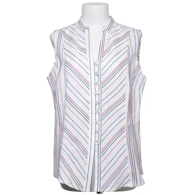 Top (Wit, Blauw, Rood) van Francois Perrin Katoen, Elastaan, Polyamide, Polyester