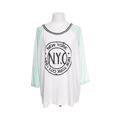 Topp (Vit, Grön) från H&M+ Polyester, Viskos