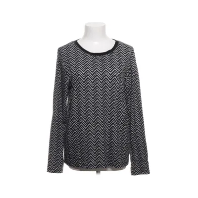 Långärmad t-shirt (Svart, Vit) från Dea Axelssons Elastan, Viskos