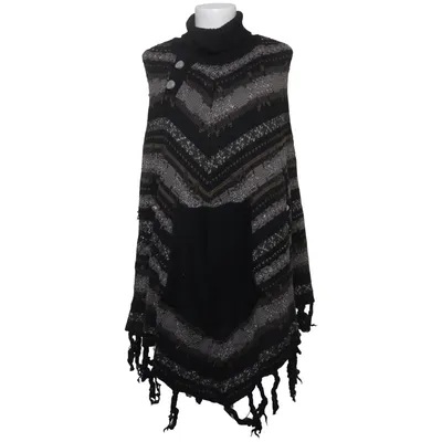 Poncho (Svart, Grå, Flerfärgad) från Munthe plus Simonsen Akryl, Metallfiber, Ull