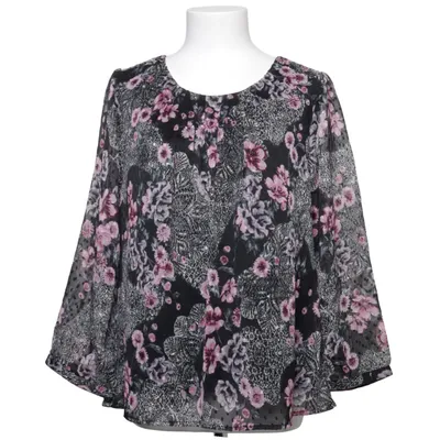 Blus (Svart, Rosa, Flerfärgad) från Isolde Polyester