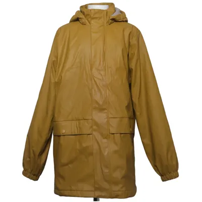 Raincoat (Yellow) from Wheat Polyurethane, Recycled polyester