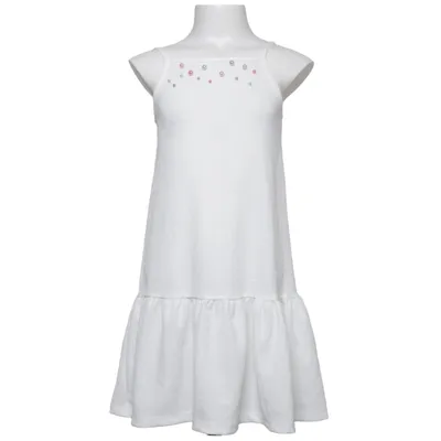 Klänning (Vit) från Koton Kids Elastan, Polyester