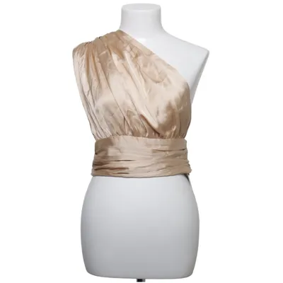 Halterneck top (Beige) fra NA-KD