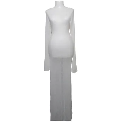 Beach dress (White) from S.Y.L.K. Acrylic, Nylon
