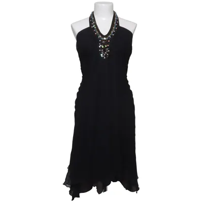 Neckholderkleid (Schwarz) von Oasis Polyester, Seide