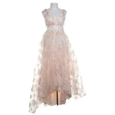 Robe de soirée (Blanc, Rose) de Dolly & Delicious Polyester