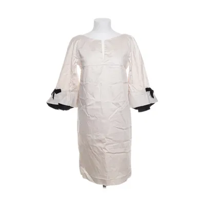 Jurk (Beige, Zwart) van Paule KA Katoen, Viscose