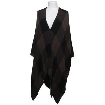 Poncho (Marron, Noir) de Masai Coton, Viscose