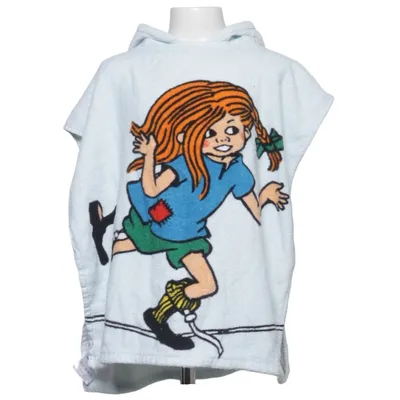 Badcape (Blå, Flerfärgad) från Bobles x Pippi Longstocking Bomull