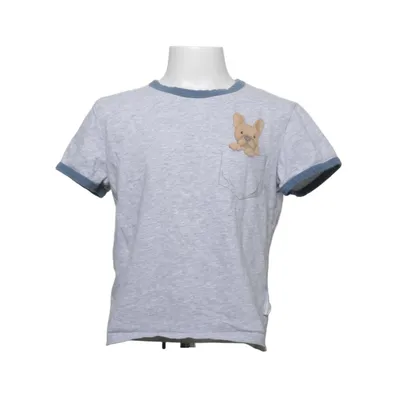 T-shirt (Gris, Bleu) de Peter Alexander Coton, Élasthane