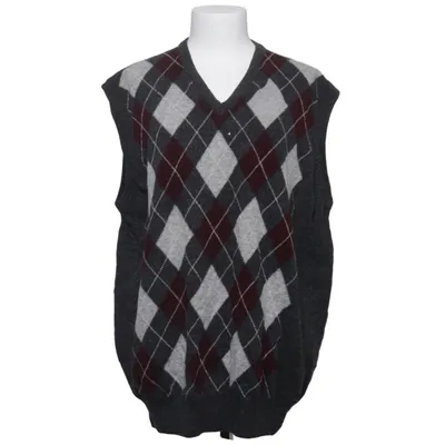 Slipover (Gray, Red, White) from Burlington Wool