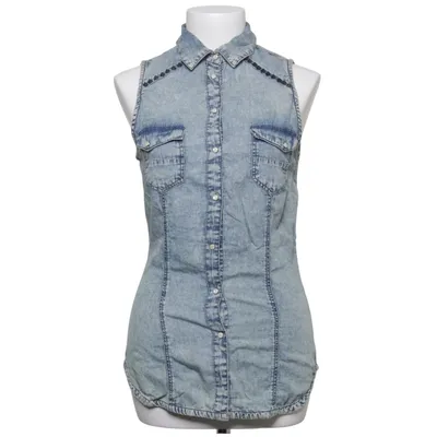 Denim blouse (Blauw) van Bershka Denim Collection